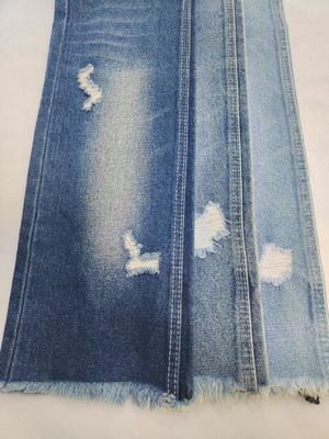 কেনা সুপার-নরম 12.8oz DARK INDIGO 70% কাটন জিন্স কাপড় 180cm পূর্ণ প্রস্থ সঙ্গে জিন্স জন্য online manufacture