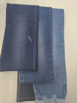 কেনা 11.5oz কটন পলিস্টার রায়ন স্প্যানডেক্স ডেনিম ফ্যাব্রিক7*300/70 JSD3320-2 online manufacture