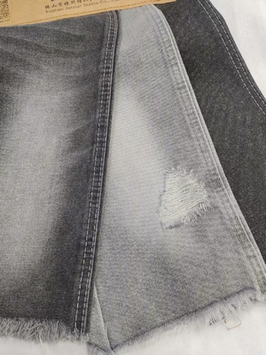 কেনা 11.3oz গ্যারি ডেনিম কাপড়, ৭*৭ বুনন বিশিষ্ট, কালো/কালো, ডেনিম প্যান্টের জন্য online manufacture