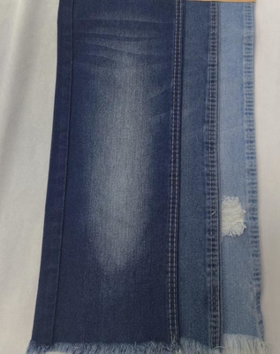 কেনা 11.5oz Breathable Cotton Rayon Polyester DARK INDIGO 180cm নন স্ট্রেচ ডেনিম কাপড় 10x7 JSD3076-1 online manufacture