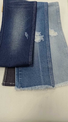 কেনা 12.9oz কটন পলিস্টার রায়ন অন্ধকার ইন্ডিগো জিন্স কাপড় JSD3270 online manufacture