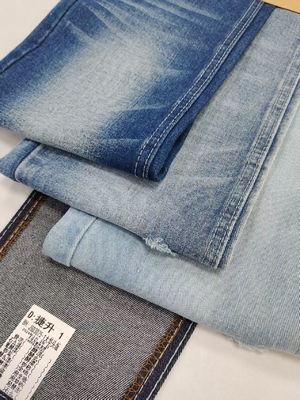 কেনা Good quality 85%Cotton woven twill style dark indigo Denim Fabric  for denim Jeans JSD3075-1 online manufacture