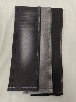 কেনা 11.8oz চমৎকার স্ট্রেচ ব্ল্যাক/ব্ল্যাক ৭*১০/১০৫ ডেনিম ফেব্রিক JSD3252A উচ্চ মানের জন্য online manufacture