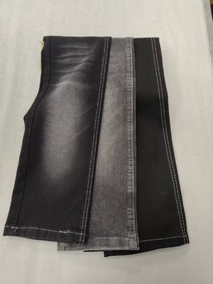 কেনা 11.8oz চমৎকার প্রসারিত কালো/কালো 7*10/105 বাম Twill জিন্স কাপড় JSD3252AL উচ্চ মানের জন্য online manufacture