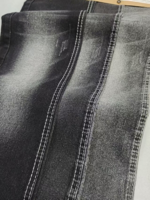 কেনা সুপার-নরম Twill স্টাইল কালো/কালো 11.2oz প্রসারিত জিন্স কাপড় কম সঙ্কুচিত 8 * 16/70 নির্মাণ JSD3191A জিন্স জন্য online manufacture