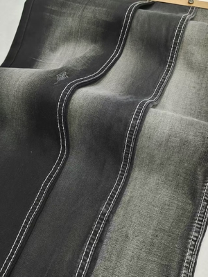 কেনা 6.8oz 61%Lyocell কালো/কালো Twill স্টাইল প্রসারিত জিন্স কাপড় 69/71 'পুরো প্রস্থের জন্য গ্রীষ্মকালীন জিন্স online manufacture