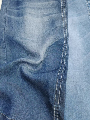 কেনা 100%Tencel 4.5oz Light Weight Summer Jeans Or T-Shirt Denim Fabric Elastic Free 180cm Full Width  JSD2031 online manufacture