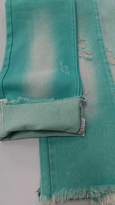 কেনা 10.6oz বাম Twill আপেল সবুজ 10x7 কোন ইলাস্টিক জিন্স কাপড় JSD3023FG পাইকারি জিন্স জন্য online manufacture