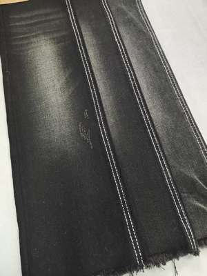 কেনা সিল্ক কালো 3/1 ডান Twill গাঢ় Indigo উচ্চ প্রসারিত 8S জিন্স জন্য 11.5oz জিন্স কাপড় online manufacture