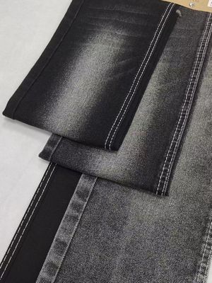 কেনা 11.9OZ Twill Style BLACK/BLACK Denim Fabric weak stretch For boyfriend Jeans online manufacture