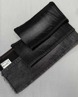 কেনা Medium elastic 11.8oz Black/Black with full width 180cm construction 8*16/70 Denim fabric  JSD3191A for men jeans online manufacture