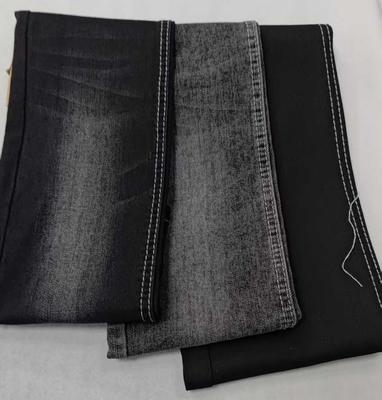 কেনা Siro 10 oz Black/Black with full width 180cm /8+8*12 Denim fabric JSD3294A for men jeans online manufacture