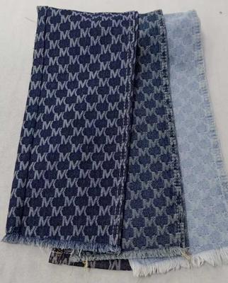 কেনা Beautiful pattern Heavy weight Dark blue with full width 180cm /10x7 Denim fabric for jeans online manufacture