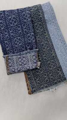 কেনা Beautiful pattern Heavy weight Dark blue with full width 180cm /10x7 Denim fabric for jeans online manufacture