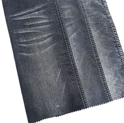কালো রঙ কিড বা ম্যান নকল বোনা 8oz জিন্স কাপড় সংকোচন প্রুফ 150cm
