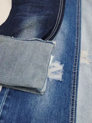 সুপার-নরম অ স্ট্রেচ TWILL স্টাইল 90% জিন্সের জন্য তুলা জিন্স কাপড় 9.4oz